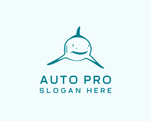 Fishing Shark Aquarium  logo