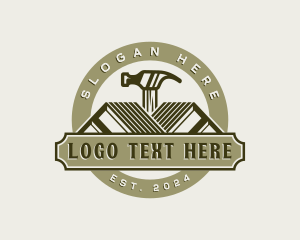 Roofing Hammer Carpentry logo