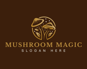 Mushroom Botanical Fungi logo
