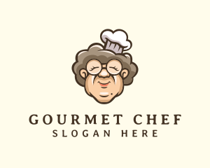 Grandmother Chef Cook logo design