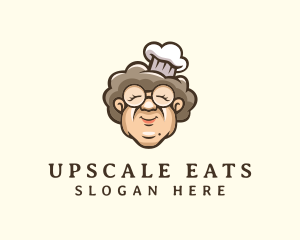 Grandmother Chef Cook logo design