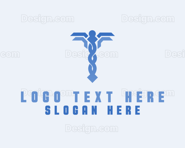 Medical Caduceus Hospital Logo