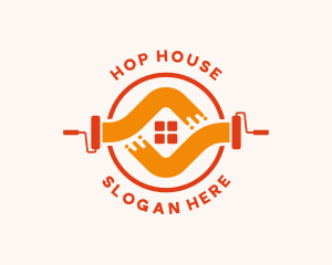 House Paint Handyman logo design