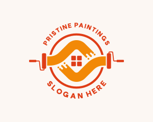 House Paint Handyman logo design