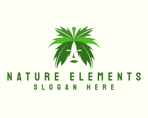 Leaf Natural Cannabis logo design