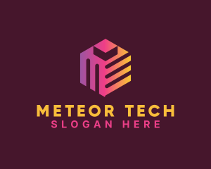 Digital Tech Cube  logo design