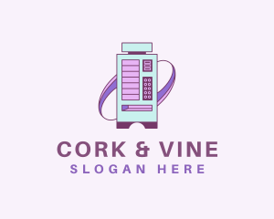 Pastel Vending Machine logo design