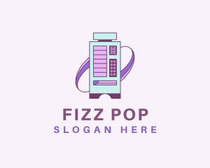 Pastel Vending Machine logo design