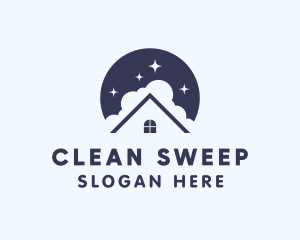 Home Cleaning Bubbles logo design