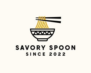 Asian Noodle Soup logo design