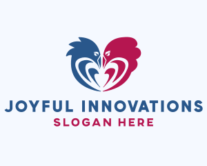 Romantic Love Birds logo
