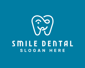 Tooth Dental Orthodontist logo design