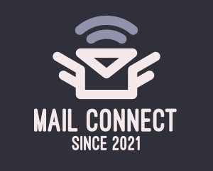 Envelope Mail Signal logo design