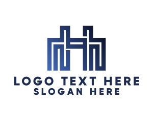 Modern Construction Building Logo