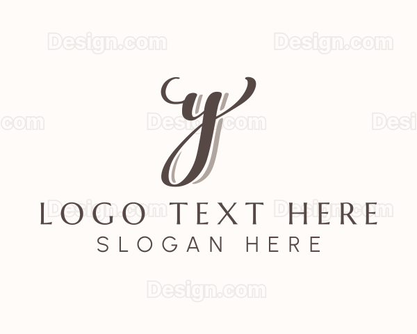 Elegant Stylist Script Logo