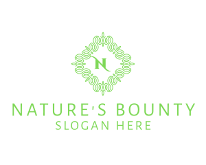 Organic Vines Natural Agriculture logo design