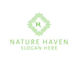 Organic Vines Natural Agriculture logo design