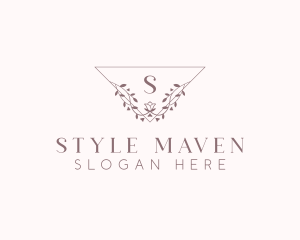 Styling Floral Vine  logo design