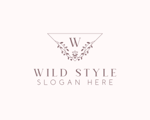 Styling Floral Vine  logo design