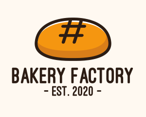 Hashtag Bakery Bread logo design