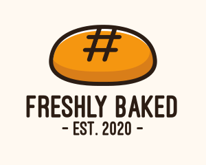 Hashtag Bakery Bread logo design