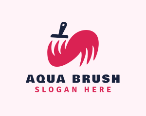 Paint Brush Painting logo design