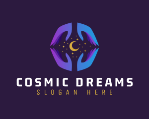 Sparkle Cosmic Gradient logo design