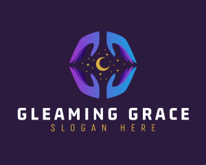 Sparkle Cosmic Gradient logo design