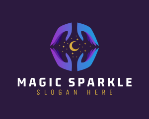 Sparkle Cosmic Gradient logo design