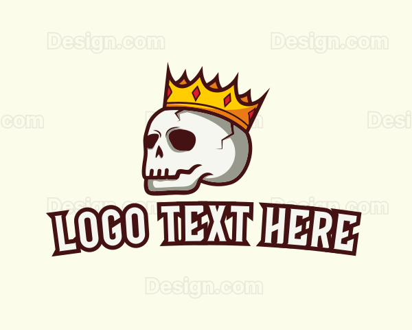 Royal Graffiti Skull Logo
