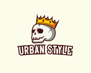 Royal Graffiti Skull logo