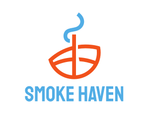 Blue Red Smoke logo