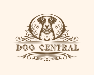 Dog Pet Grooming logo design