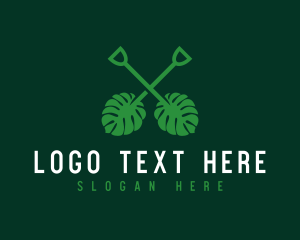 Tropical Leaf Shovel logo