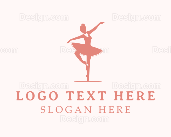 Pink Ballerina Tutu Logo