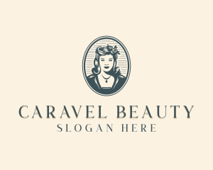 Woman Beauty Portrait logo design