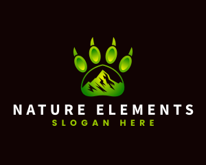 Outdoor Mountain Paw Logo