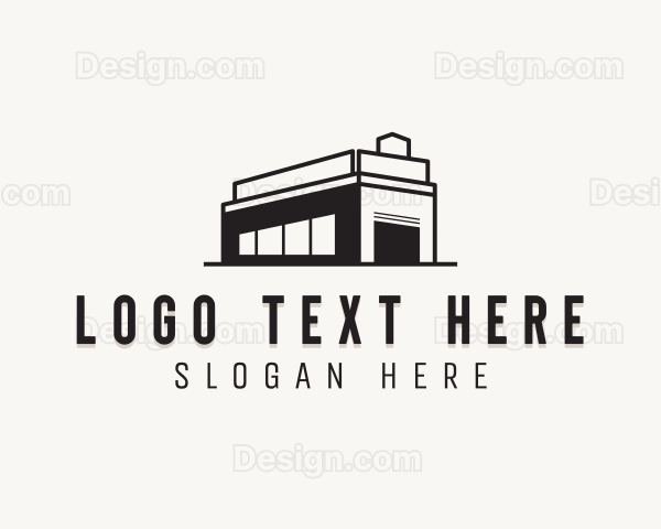 Stockroom Factory Building Logo