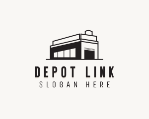 Stockroom Factory Building logo design