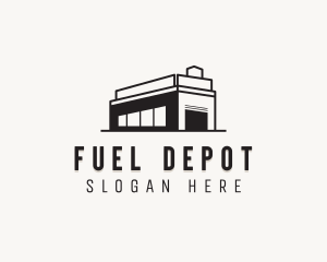 Stockroom Factory Building logo design