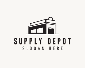 Stockroom Factory Building logo design