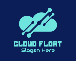 Blue Cloud Network  logo design