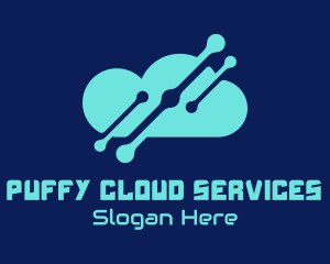 Blue Cloud Network  logo design