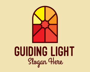 Stained Glass Religious logo design