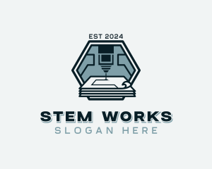 Laser Milling Automation logo design