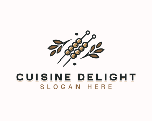 Dango Rice Cake Dessert  logo design