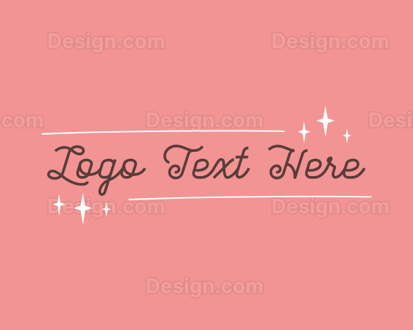 Feminine Cursive Wordmark Logo