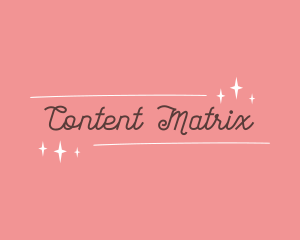 Feminine Cursive Wordmark logo