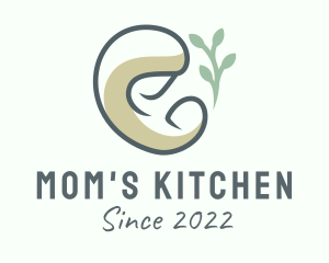 Organic Breastfeeding Mother  logo design