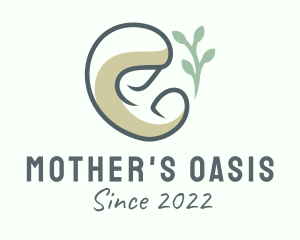 Organic Breastfeeding Mother  logo